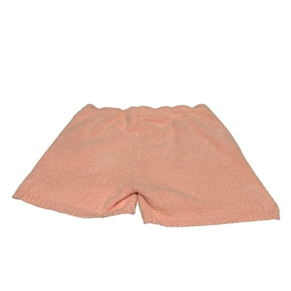 Ugg Fleece Shorts Women's L Pink Sherpa Lounge Elastic Waist Casual Comfy Y2K - Picture 2 of 10